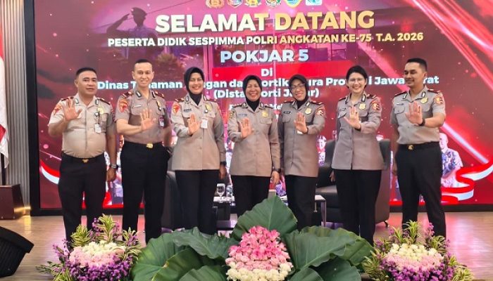 Sespimma Polri Angkatan 75 Asal Polda Malut Ikut Bahas Ketahanan Jagung di Dinas TPH Jabar
