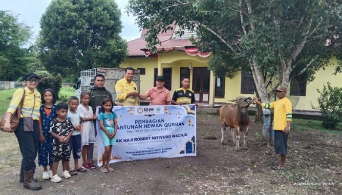 Semangat Berbagi di Hari Raya Idul Adha, NHM Distribusikan 66 Hewan Kurban di Wilayah Lingkar Tambang