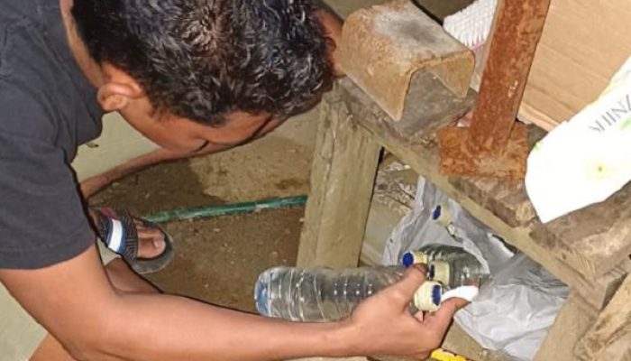 Polsek Patani Amankan Belasan Cap Tikus di Desa Lamon, Pemilik Kabur